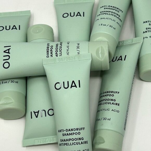 OUAI ANTI DANDRUFF SHAMPOO W/ 2% SALICYLIC ACID - 1oz 6 pack  NEW exp 9/24 - Picture 1 of 2